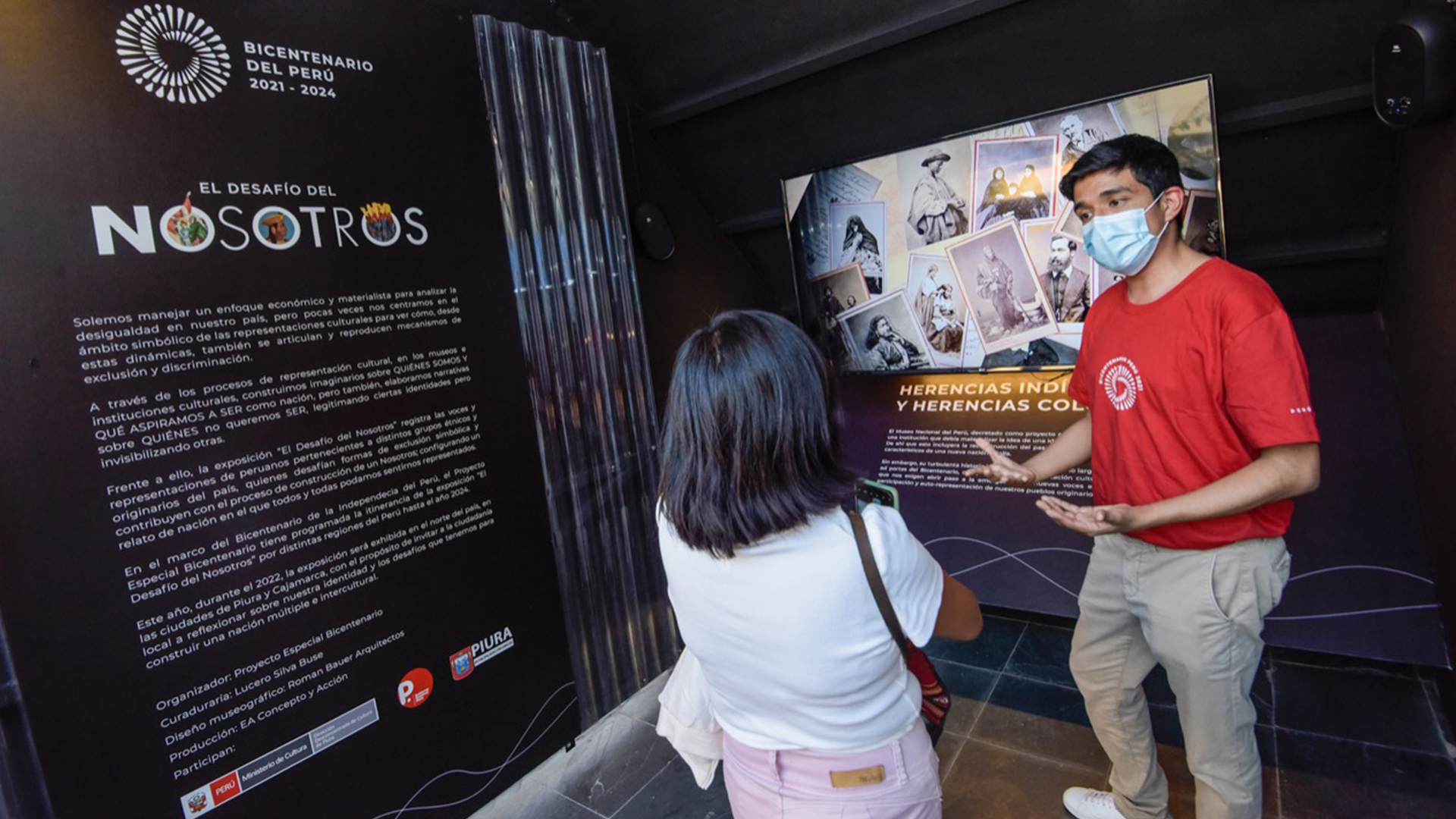 “El Desafío del Nosotros”: la muestra itinerante del Bicentenario llega al Museo Tumbas Reales de Sipán